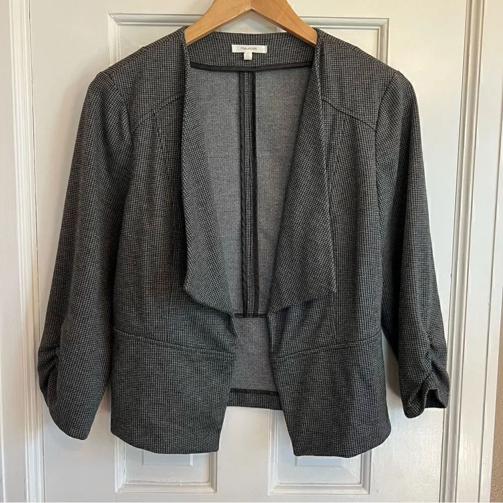 Maurice’s Grey Pattern Blazer M